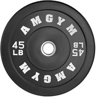 2 AMGYM 10LB Bumper Plates Olympic Weight Plates