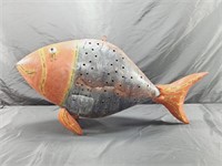 Large Metal Fish 34 W x 17 H