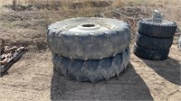 18.-38 Tires on Ford Tractor Rims