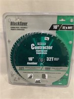 2pc BlackSpur ThinKerf Conctractor 10" Carbide