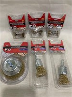 6pc Mibro Miniature Wire Wheel Brush,Cup &...