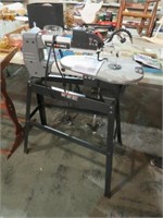 PORTER CABLE SCROLL SAW ON METAL STAND