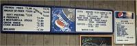 Lot of 3 Pepsi restaurant pricing boards/signs