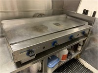 Rankin-Delux four burner commercial gas flat grill