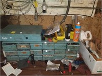 Curtis metal box, drawers and parts