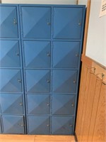 Lot of 10 storage lockers