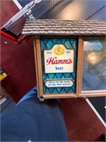 Hamm's Beer Wall Mount Light-Needs some repair