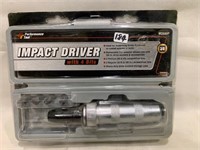 Performance Tool New Impact Driver w/4Bits, 3/8"