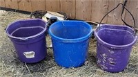 1 heated 2 regular buckets
