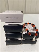 Lot of 6 Avon "Trick or Treat" bracelets