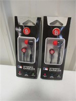 Set of 2 St. Louis Cardinals stereo earbuds