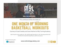 One Month of Morning Basketball Workouts