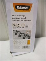 9/16" wire bindings
