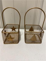 Set of 2 wire baskets
