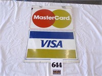 1986 Visa/Mastercard Sign