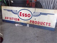 ESSO Aviation Products Sign