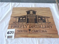 Firefly Distillery Sign