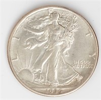 Coin 1936-D United States Walking Liberty Half $