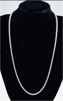 $28,800 New 7.60cts Diamond 18k Necklace