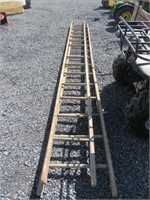 32' Wooden Extension Ladder