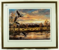 "nature's Showcase" Signed Print By G.