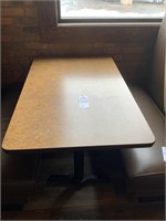 Free Standing Booth Table, 47.5"x 29.5" x 29.5"