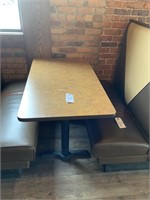 Free Standing Booth Table,47.5"x29.5" x29.5".