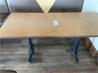 Free Standing Booth Table, 59.5"x26.5?"x30"