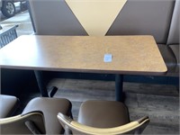 Free Standing Booth Table, 59.5"x26.5?x30?