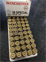 Winchester 38 special 130gr fmj