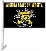 Set of 3 -Wichita State Car Flag