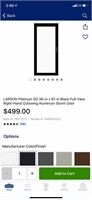 Larson platinum 36”x80” storm door