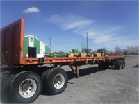 1985 Miller Tandem Axle Flatbed Trailer 42'