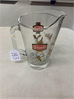 Schmidt Beer Pitcher