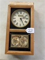 Paul Masson Grande Amber Brandy Wooden Clock