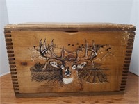 Nice Deer Painted Ammo Box