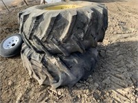 2- 23.1-26 Tires on John Deere Rims Location 2