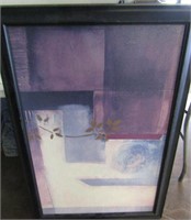 Framed Abstract Print - 28x40"