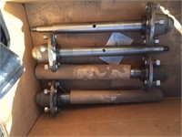 4-New Axle shafts w/Hubs