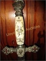 Antique Knights Templar Masonic Society Sword