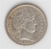 Coin 1906-O United States Barber Dime - Choice