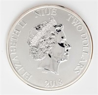 Coin 2018 Turtle - 1 Ounce .999 Fine Silver