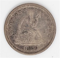 Coin 1876-S United States Seated Liberty Quarter