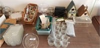 Misc glassware and other