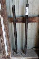 2 - 1 1/2"X34" SHAFTS