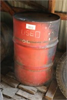 BARREL OF USED OIL - FULL