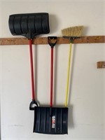 shovels/ broom