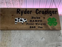Swine- Tag #210- Ryder Cruciger