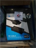 7 ft cable for high-definition video and audio