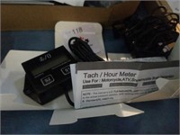 Motorcycle or ATV snowmobile tach hour metre